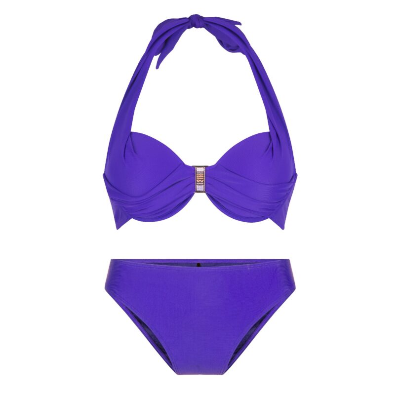 Violet Halternek Bikini Set