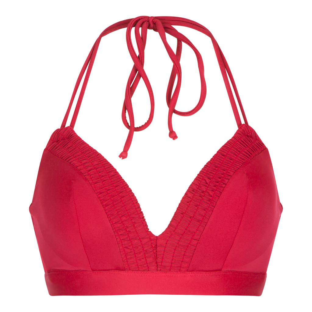 Red Triangel Bikini Set